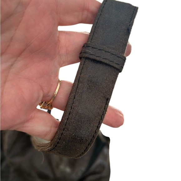 Sondra Robert Squared Vintage Faux Leather Black Rare Shoulder Bag Purse EUC - Picture 10 of 16